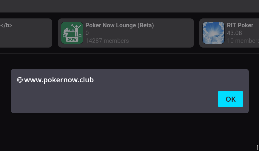 Works! Although our club URL is glitched